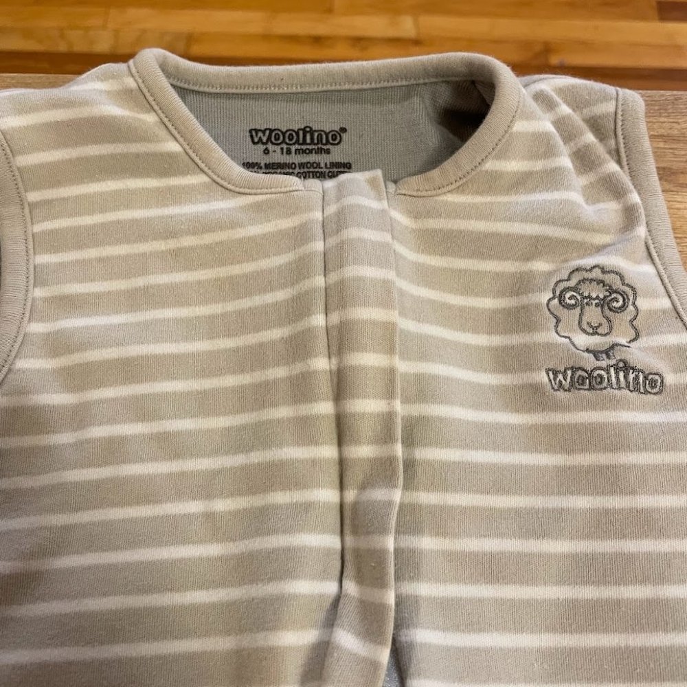 4 Season Baby Sleep Bag with Feet, Merino Wool & Organic Cotton